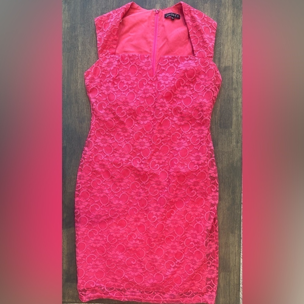 Pink Lace Formal Dress NWOT